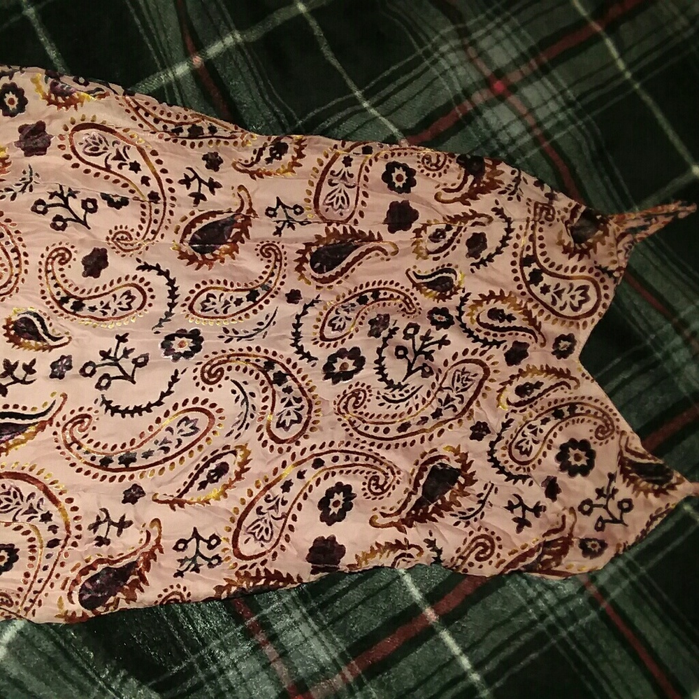 Velvet embellishment dress